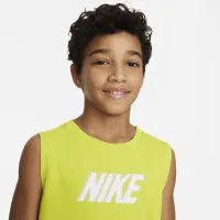 Nike Dri-FIT Multi+ Big дитячі (для хлопчиків) Sleeveless тренувальні Top колір зелений