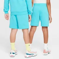 Nike Sportswear Club Fleece Big дитячі French Terry шорти колір зелений