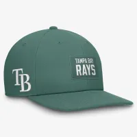 Tampa Bay Rays Bicoastal Pro чоловічі Nike Dri-FIT MLB Adjustable Hat колір зелений