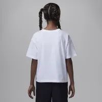 Nike Jordan 1st Baby синий Big детские футболка цвет белый