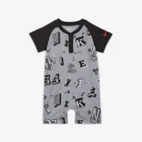 Nike Sportswear Next Gen Baby (0-9M) Tee Romper колір сірий