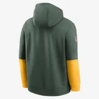цвет зеленый Bay Packers Sideline Team Issue Club мужские Nike NFL Pullover Толстовка с капюшоном цвет зеленый