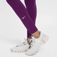 Nike Dri-FIT One Big дитячі (Girls') лосіни колір фіолетовий