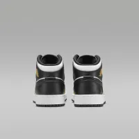 Nike Air Jordan 1 Mid Big детские Кроссовки Yellow