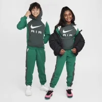 Nike Air Big детские Pullover Толстовка с капюшоном цвет зеленый