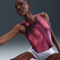 Nike AeroSwift женская Dri-FIT ADV Cropped Running Tank Top цвет фиолетовый