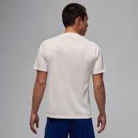 Nike Paris Saint-Germain Academy Pro Fourth мужские Jordan Dri-FIT Soccer Short-Sleeve Pre-Match Top цвет серый