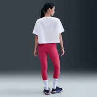 Nike Sportswear Club жіноча Cropped футболка колір білий