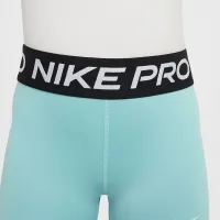 Nike Pro Big детские (Girls') шорты цвет зеленый