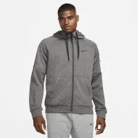 Nike Therma чоловічі Therma-FIT Full-Zip Fitness Top колір сірий