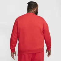 Nike Sportswear Club Fleece мужские Graphic Crew цвет красный