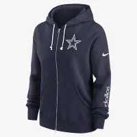 Dallas Cowboys Phoenix жіноча Nike NFL Full-Zip Толстовка з капюшоном блакитний