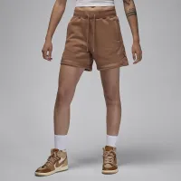 Nike Jordan Flight Fleece женская Diamond шорты цвет коричневый