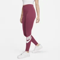 Nike Sportswear Essential женская С высокой Талией Logo лосины цвет красный