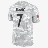 John Elway Denver Broncos Salute to Service мужские Nike Dri-FIT NFL Limited Jersey цвет белый