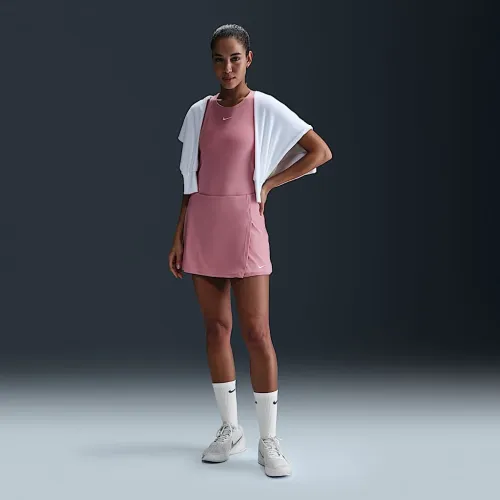 Nike Victory женская Dri-FIT Straight Tennis юбка Pink