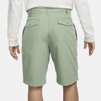 Nike Life мужские Pleated Chino шорты цвет зеленый
