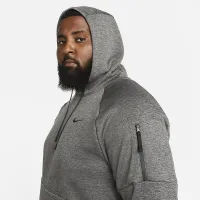 Nike Therma чоловічі Therma-FIT Hooded Fitness Pullover колір сірий