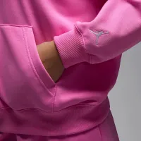 Nike Jordan Brooklyn Fleece жіноча Pullover Толстовка з капюшоном Pink