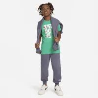 Nike Sportswear Big детские футболка цвет зеленый