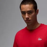Nike Jordan Brand мужские Sneaker Patch футболка цвет красный