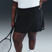 Nike Victory женская Dri-FIT Straight Tennis юбка (большие размеры) цвет черный