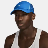 Nike Dri-FIT ADV Fly Unstructuцвет красный AeroBill AeroAdapt Cap синий
