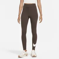Nike Sportswear Classics жіноча З високою талією Graphic лосіни колір коричневий