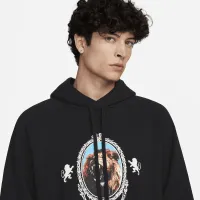 Nike LeBron мужские Pullover Fleece Толстовка с капюшоном цвет черный