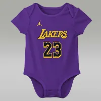 Nike LeBron James Los Angeles Lakers Baby Jordan NBA Bodysuit колір фіолетовий