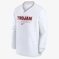 USC Trojans Sideline чоловічі Nike College Long-Sleeve Вітровка колір білий