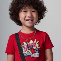 Nike Air Jordan Toddler Dunk Comics футболка цвет красный