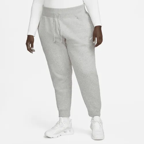 Nike Sportswear Phoenix Fleece женская С высокой Талией Joggers (большие размеры) цвет серый