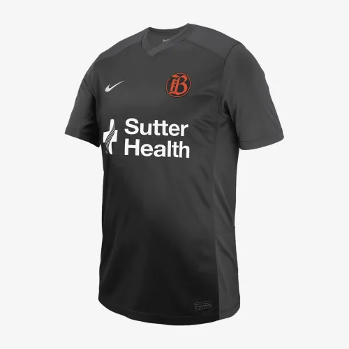 Bay FC 2024 Stadium Secondary Big детские Nike Dri-FIT NWSL Replica Jersey цвет серый