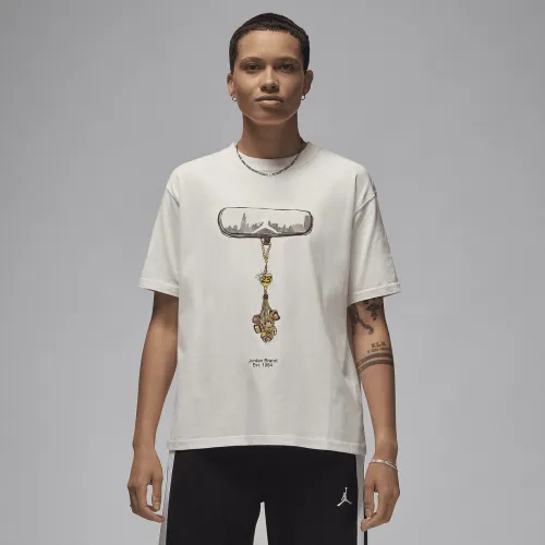Nike Jordan жіноча Girlfriend футболка колір білий