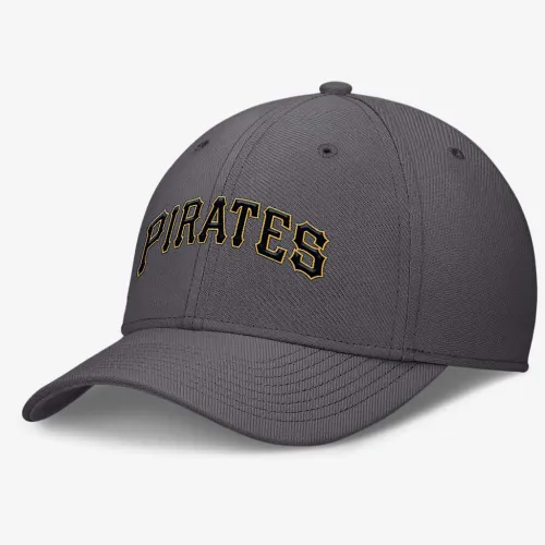 Pittsburgh Pirates Swoosh чоловічі Nike Dri-FIT MLB Hat колір сірий