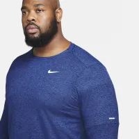 Nike Element мужские Dri-FIT Running Crew Top синий