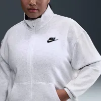 Nike Sportswear Club Fleece жіноча Loose Track Куртка (великі розміри) колір коричневий