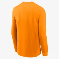 Tennessee Volunteers Alternate Logo мужские Nike College Long-Sleeve футболка Orange