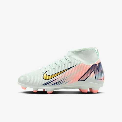 Nike Jr. Superfly 10 Club Mercurial Dream Speed Big детские MG High-Top футбольные бутсы цвет зеленый