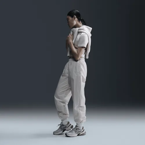 Nike Sportswear Essential женская Mid-Rise оверсайз Woven Joggers цвет коричневый