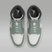 Nike Air Jordan 1 Mid жіноча Кросівки колір білий