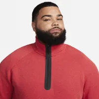 Nike Sportswear Tech Fleece мужские 1/2-Zip свитшот цвет красный