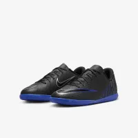 Nike Jr. Mercurial Vapor 15 Club Little/Big дитячі Indoor/Court Low-Top Soccer Кросівки колір чорний