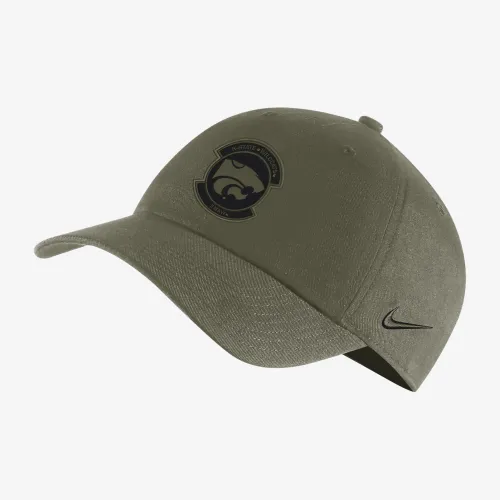 Kansas State Heritage86 Nike College Adjustable Cap колір зелений