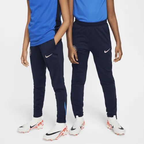 Chelsea FC Strike Big детские Nike Dri-FIT Soccer Knit Pants синий