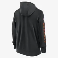 Cincinnati Bengals Sideline Team Issue Club мужские Nike Full Zip Толстовка с капюшоном цвет черный
