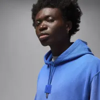 Nike Jordan Flight Fleece чоловічі Pullover Толстовка з капюшоном блакитний