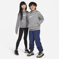 Nike Multi+ Big дитячі Therma-FIT Pullover Толстовка з капюшоном колір сірий