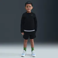 Nike Tech Fleece Little дитячі 2-Piece шорти комплект колір чорний